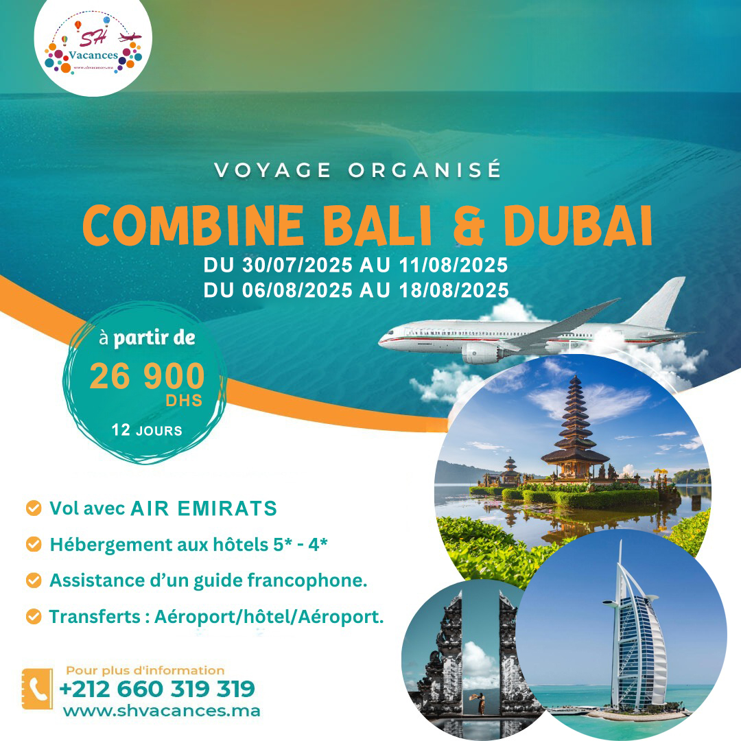 COMBINE BALI  & DUBAI